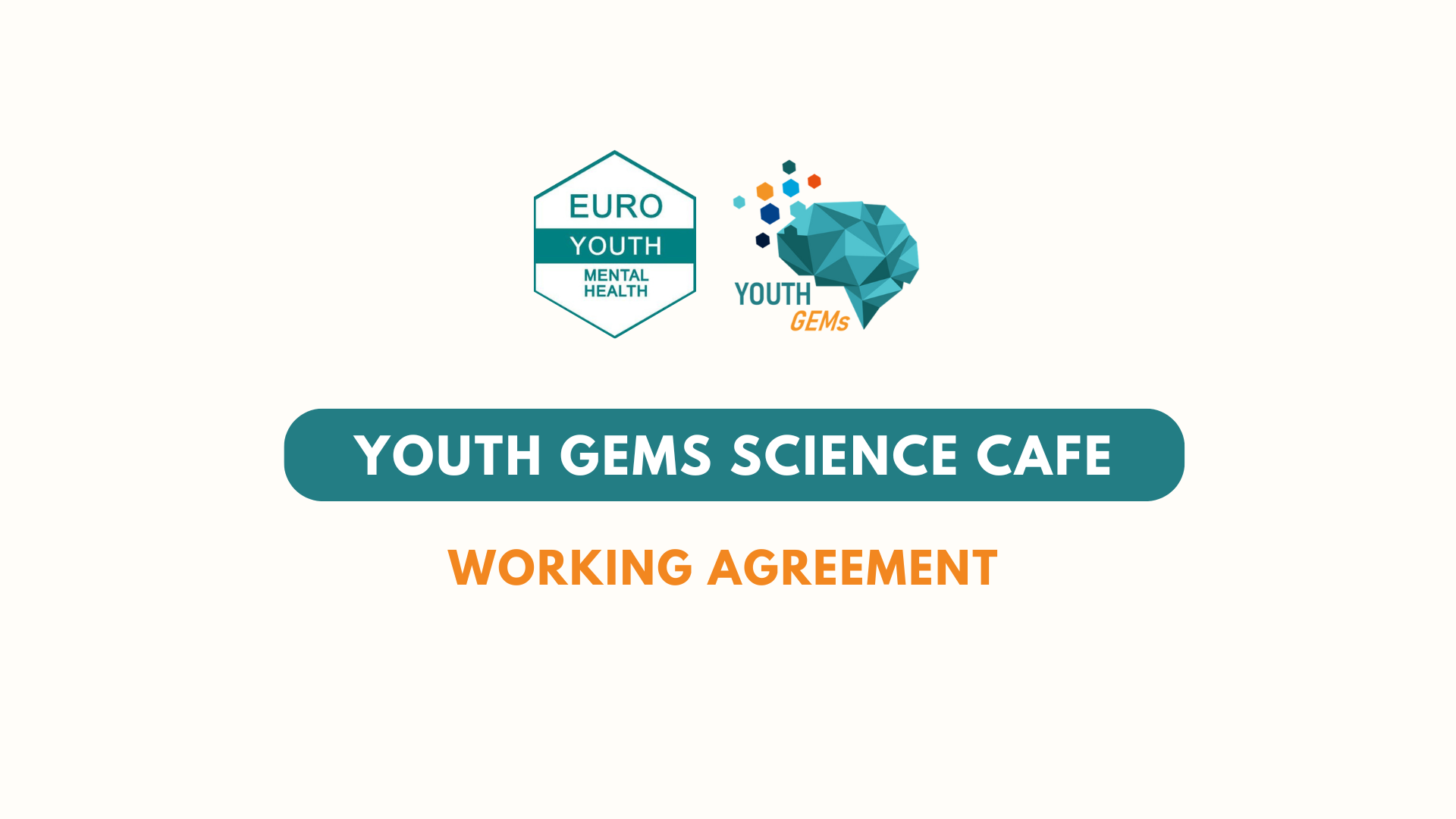 Working Agreement Science Cafés