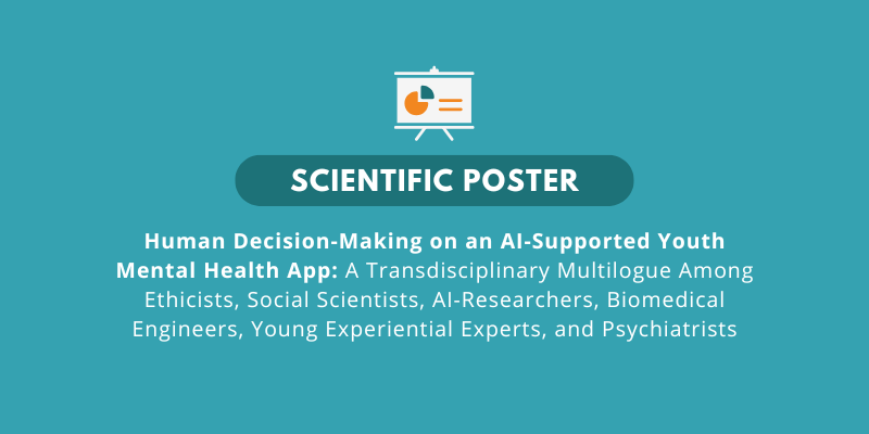 Human decision-making on an ai-supported youth mental health app